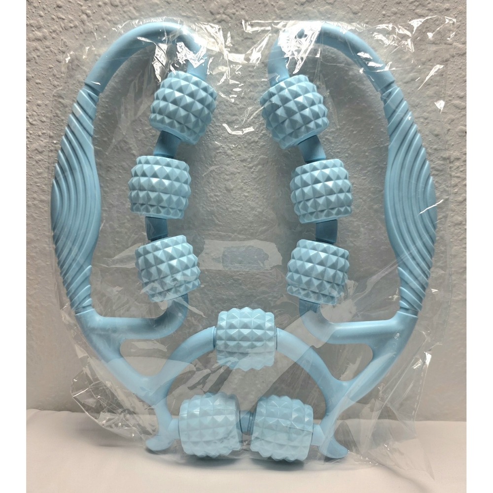 360° 9-Wheel Muscle Massager For Leg/Neck/Arm Blue